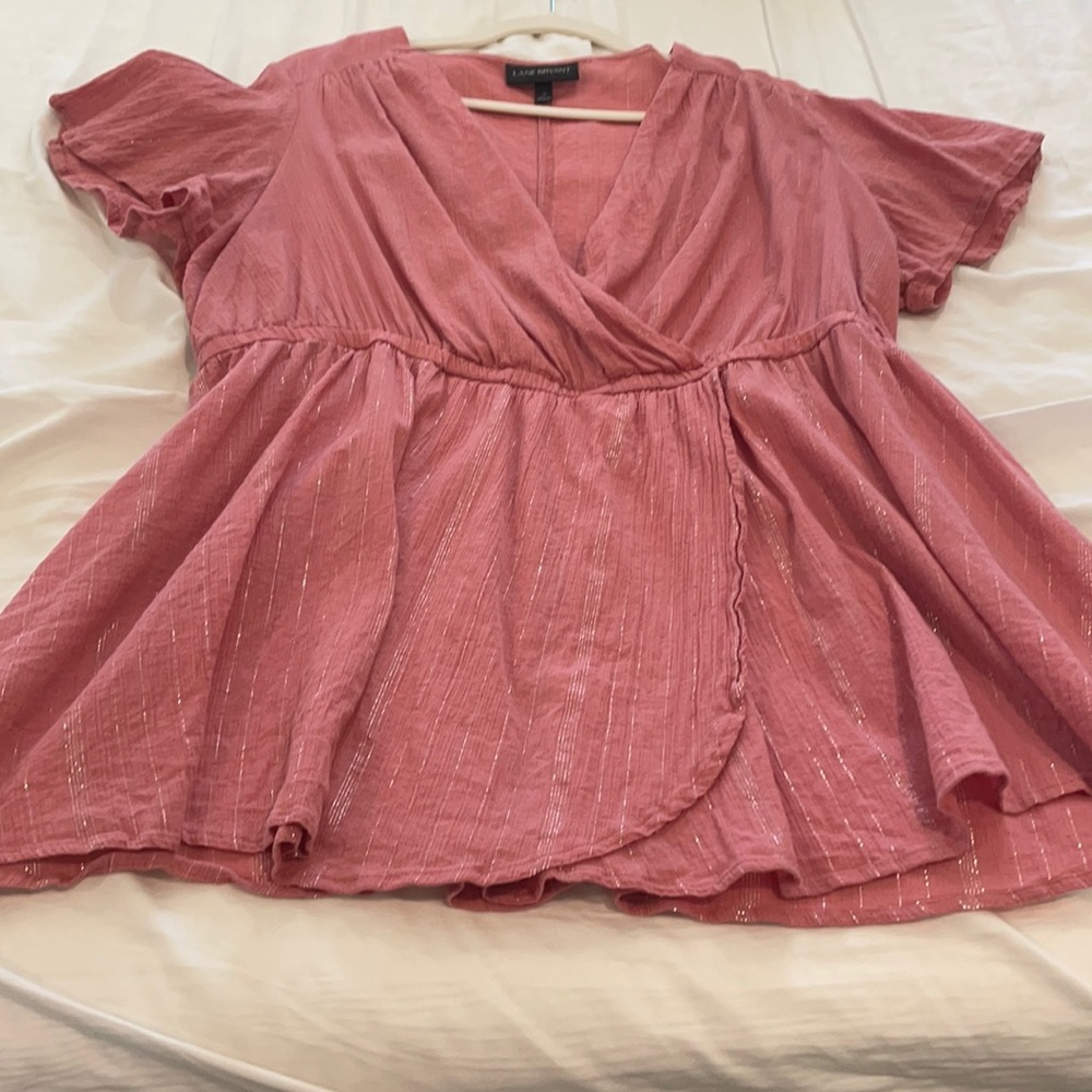 Dusty Pink Empire Waist Top